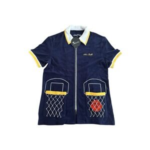 Tombolo Air Ball' Basketball Cabana Shirt Small NWT